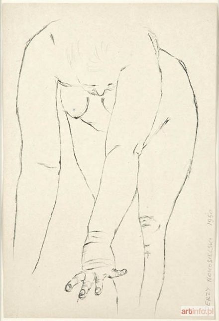 NOWOSIELSKI Jerzy | Akt, 1950 r.