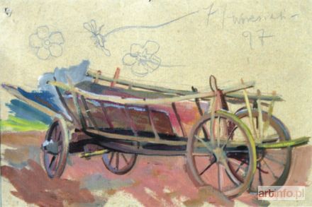 KAMOCKI Stanisław | Studium wozu, szkice polnego kwiatu, 7 IX 1897
