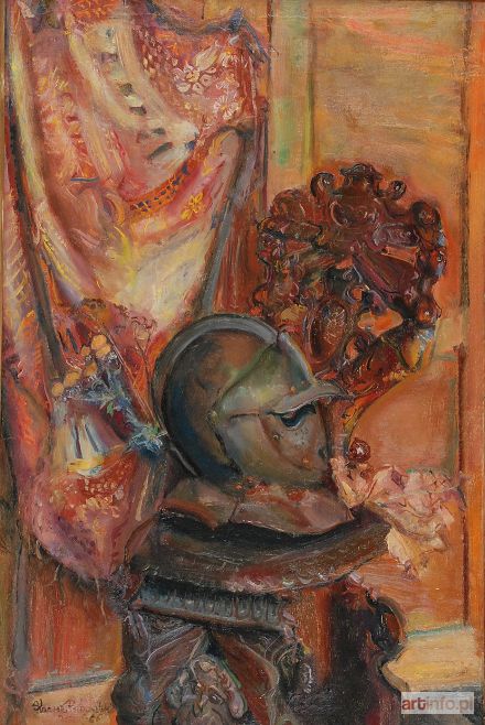 POCHWALSKI Kasper | Martwa natura z hełmem, 1966