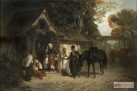 GIERYMSKI Maksymilian | POWRÓT BEZ PANA [POWRÓT SŁUGI BEZ PANA], 1868