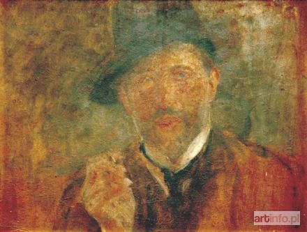 BOZNAŃSKA Olga | Portret mężczyzny z papierosem, ok. 1922