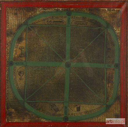 MAKOWSKI Zbigniew | Ogród zielony z emblematami, 1962