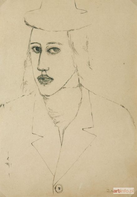 NOWOSIELSKI Jerzy | Portret w kapeluszu