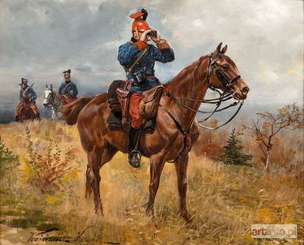 KOSSAK Wojciech | UŁANI PUŁKU GALICYJSKIEGO, 1888
