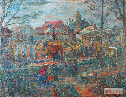 SIWECKI Alojzy | Pejzaż miejski, 1947