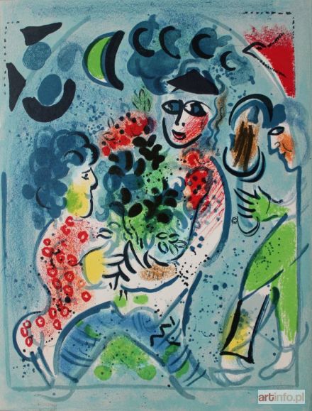 CHAGALL Marc | Frontispis. Para (Chagall Lithographe III, 1969, Mourlot #578)