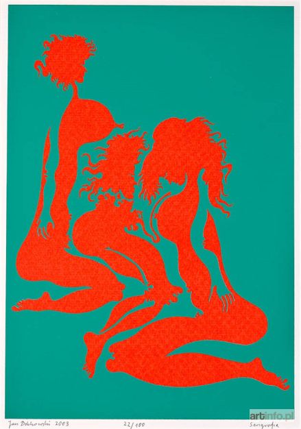 DOBKOWSKI Jan | serigrafia (do obrazu C, 1972)
