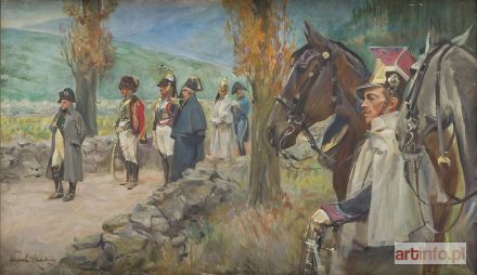KOSSAK Wojciech | Napoleon pod Somosierrą, 1937 r.