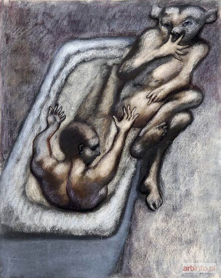 LEBENSTEIN Jan | SCENA DOMOWA (WANNA), 1968