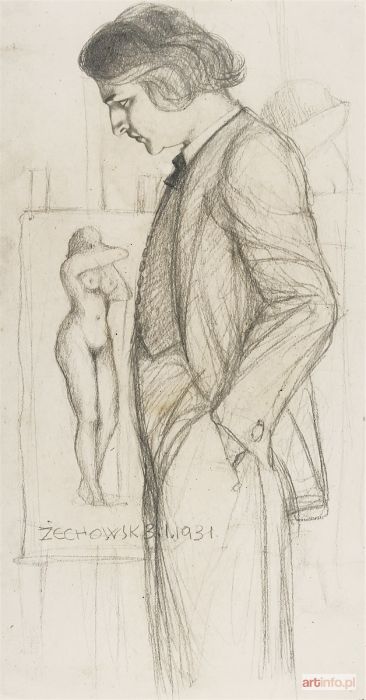 ŻECHOWSKI Stefan | Autoportret w pracowni, 1931