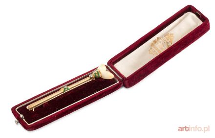 Broszka-szpilka, V. Mayer’s Söhne, Austria (Wiedeń), l. 1872–1922