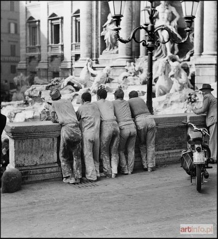 PLEWIŃSKI Wojciech | z cyklu Italia 57, “Fontanna di Trevi, 1957/2014