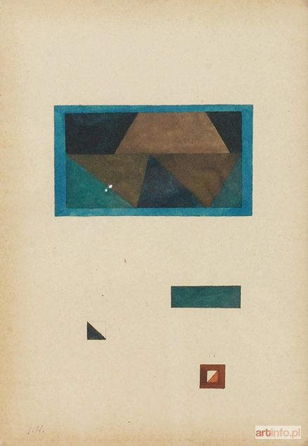 NOWOSIELSKI Jerzy | Abstrakcja geometryczna, ok. 1958