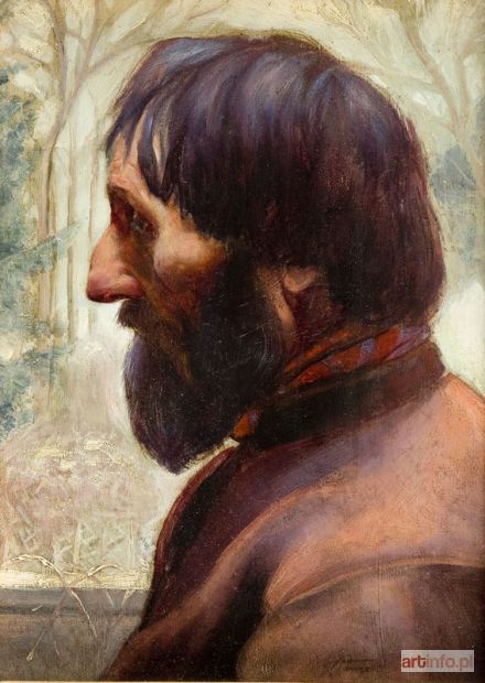 PRONASZKO Zbigniew | Portret mężczyzny z profilu