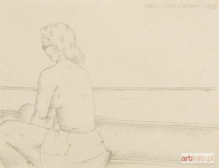 NOWOSIELSKI Jerzy | Kobieta siedząca, 1962 r.