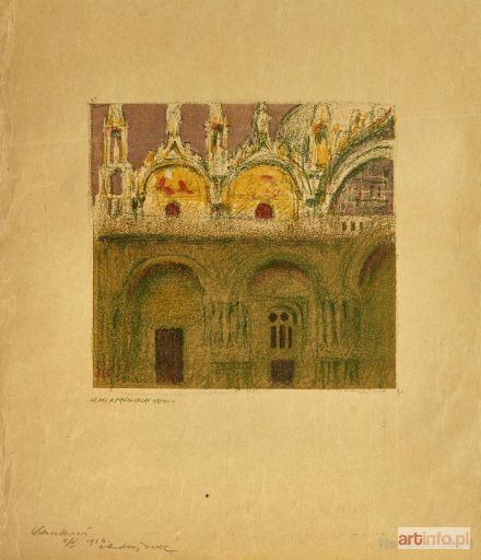 STANISŁAWSKI Jan | Katedra św. Marka w Wenecji, ok. 1901