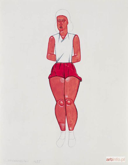 NOWOSIELSKI Jerzy | Gimnastyczka, 1955