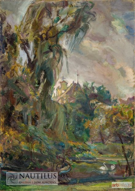 POCHWALSKI Kasper | W parku [Impresja z krakowskich Plant], 1952