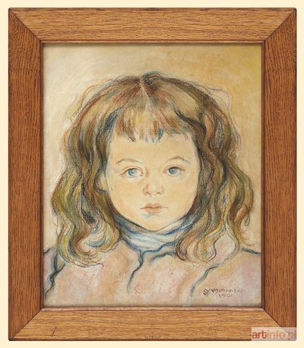 WYSPIAŃSKI Stanisław | PORTRET MAŁEJ JÓZI, 1901