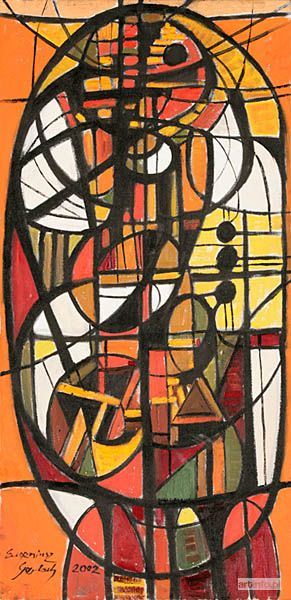 GERLACH Eugeniusz | Kompozycja pionowa, 2002 r.
