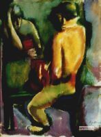 GOTTLIEB Leopold | Pijący, 1927