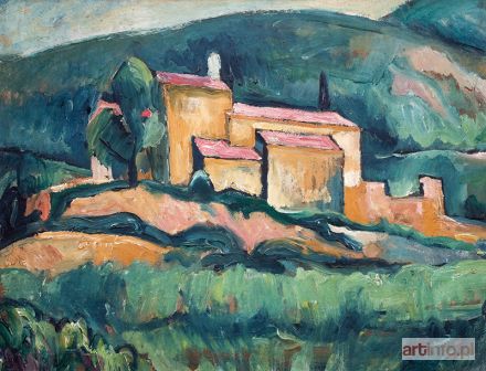 ASCHER Jerzy | Widok z Ceret, ok. 1925–27