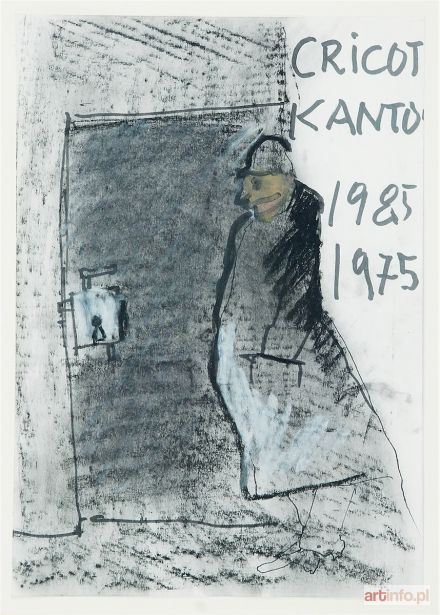 KANTOR Tadeusz | Projekt plakatu do przedstawienia Umarła klasa na dziesięciolecie spektaklu, 1985
