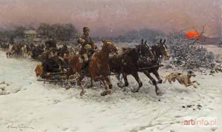 WIERUSZ-KOWALSKI Alfred | SANNA WIECZORNA, ok. 1885