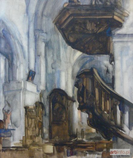 CRESPIN Louis Charles | Wnętrze kościoła